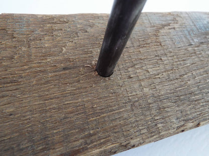 Rustic Barn Wood Coat Rack, 3 Bolt Hangers, Farmhouse Decor