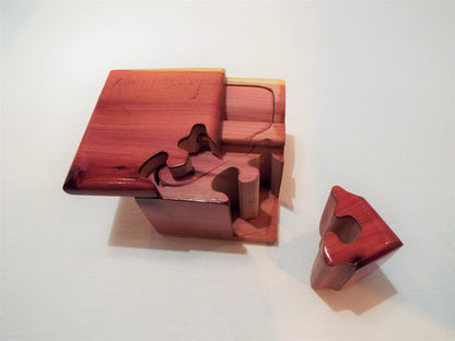 Graduation Gift: Handmade Wooden Puzzle Box