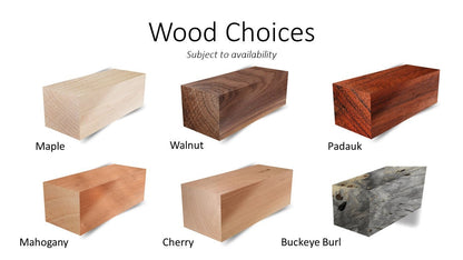 Handmade Band Saw Puzzle Box, Natural Hardwood Keepsake