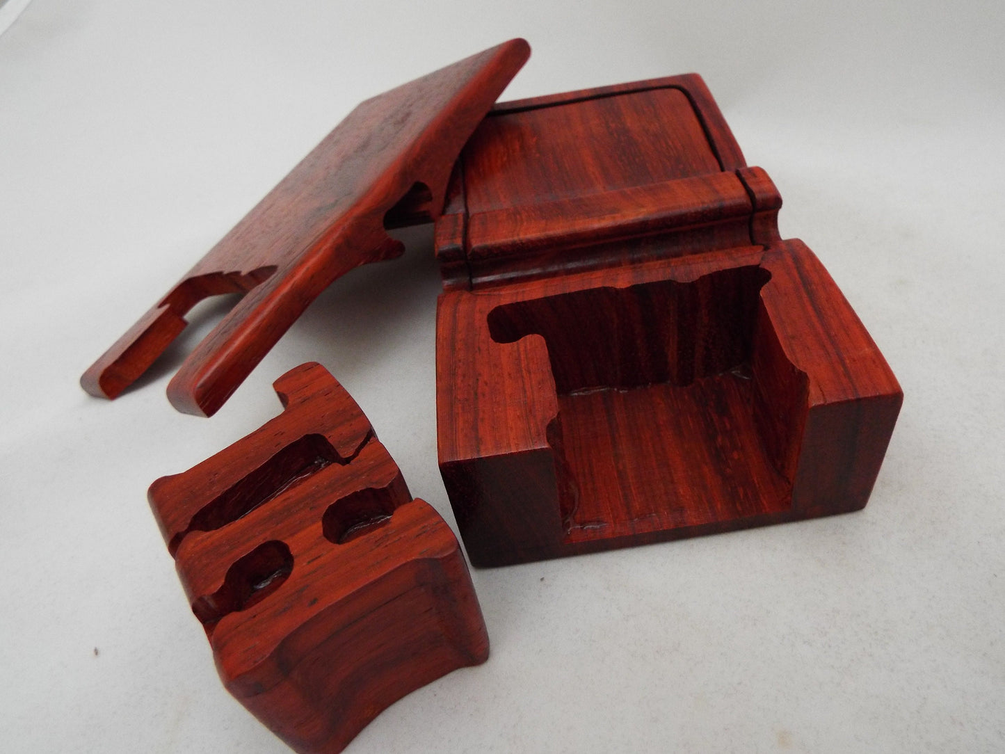 Custom Initial Puzzle Box: Large Handmade Hardwood Stash Box