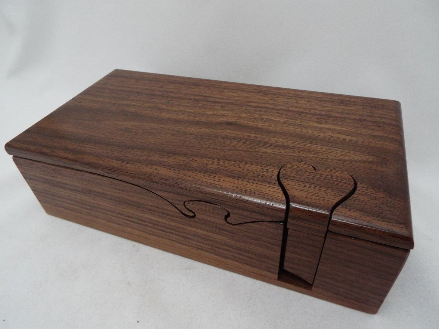40th Anniversary Walnut Puzzle Box, Handmade Wooden Gift