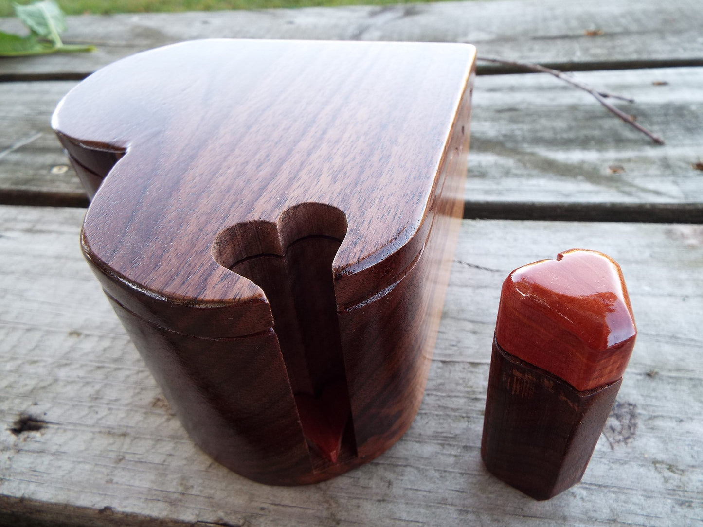 Wood Anniversary large heart for that special someone, wooden jewelry treasure puzzle box, anniversary gift, romantic gift for him or her