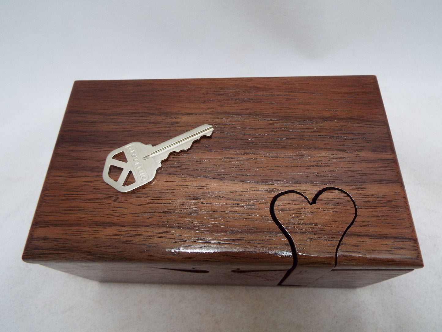 40th Anniversary Walnut Puzzle Box, Handmade Wooden Gift