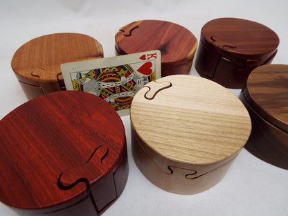 Meduim Round Wooden Key Box