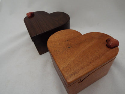 Wood Anniversary large heart for that special someone, wooden jewelry treasure puzzle box, anniversary gift, romantic gift for him or her
