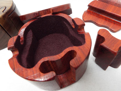 Meduim Round Wooden Key Box