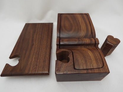 40th Anniversary Walnut Puzzle Box, Handmade Wooden Gift